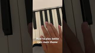 Battle cats battle theme piano