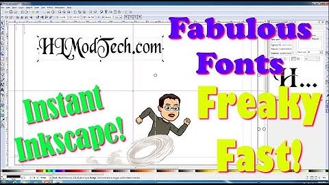 Instant Inkscape - Install Free Fonts Freaky FAST!