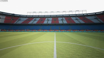 Vicente Calderon Stadium 3D model by 3DModels.org
