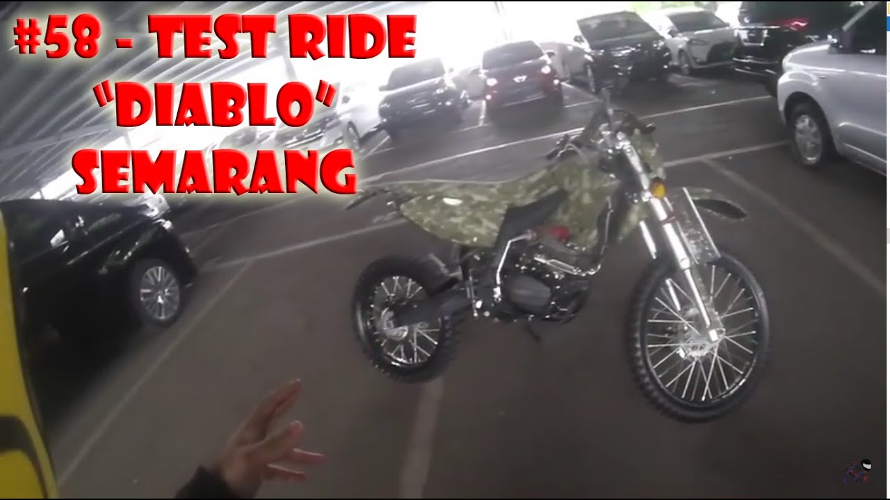 58 Test Ride Trail Diablo 200cc YouTube