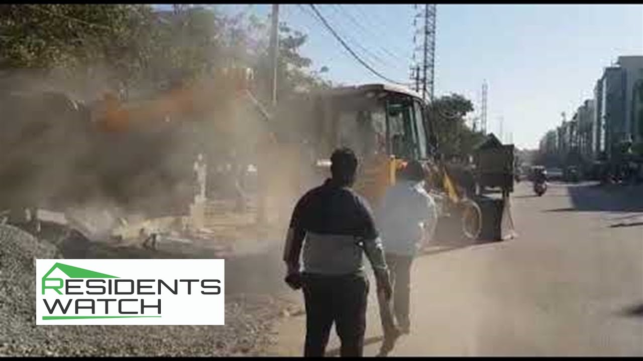 Footpath encroachments removed in HSR Layout 