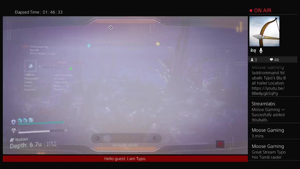 typo44's Live PS4 NMS, 23/08/06 sun, V 4.38