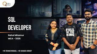 MCA-IT to SQL Developer 🚀 | Rahul Mharnur Success Story | QSpiders Navi Mumbai