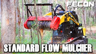 Fecon Standard Flow Mulcher for Skid Steers and Track Loaders