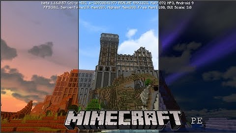 medieval castle minecraft pe parallax shaders | Creative world