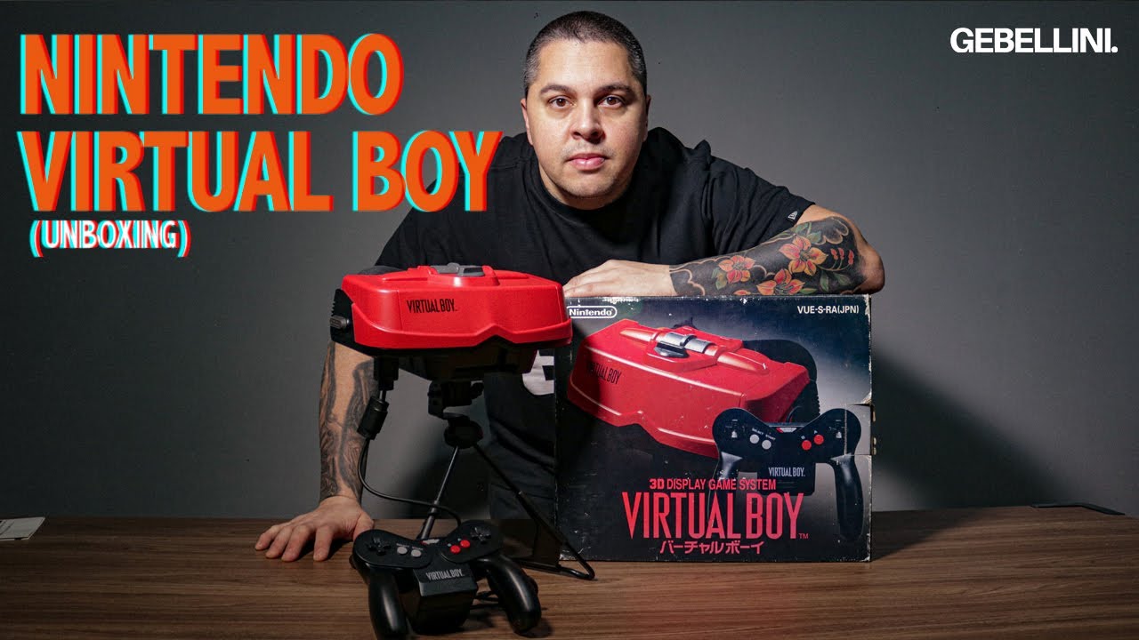 NINTENDO VIRTUAL BOY UNBOXING  GEBELLINI