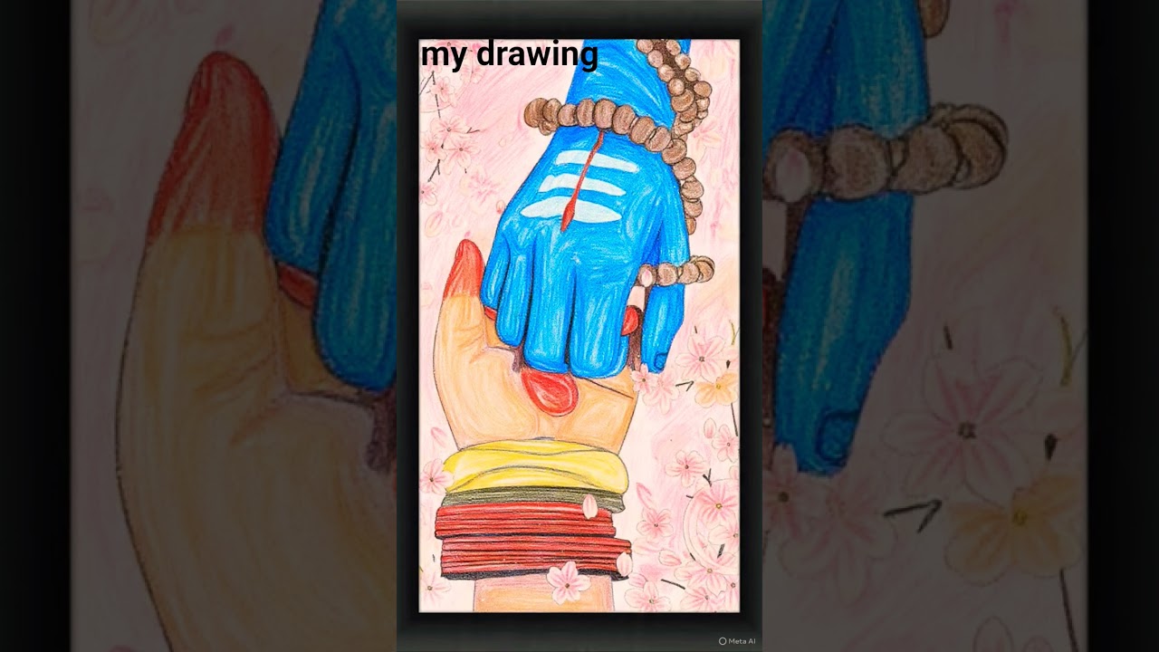 mahadev hand drawing🤯 best drawing🙌👁️
