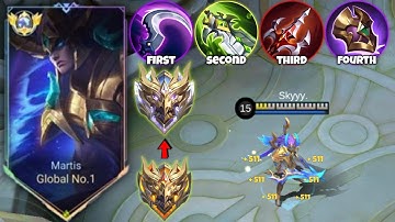 MARTIS BEST GUIDE TO RANK UP FASTER IN 2024!!🔥 (  RECOMMEND BUILD AND EMBLEM ) MLBB