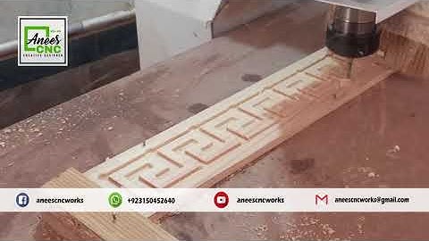 How to made Geometric Border on CNC Wood Router