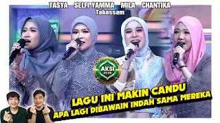 Download Lagu Tabassam bikin tercandu candu dinyanyiin Selfi Yamma, Tasya, Mila, \u0026 Chantika. MP3