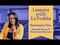 2024 Lessons with LaToshia | Homeowner Tips | Annual Real Estate Home &amp; Documents Review