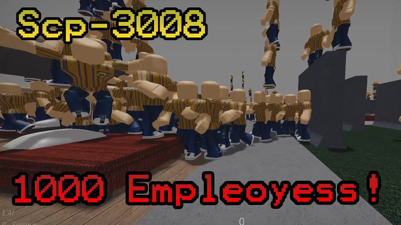 Spawning 1000 Empleoyees Scp 3008 Youtube - scp 3008 roblox script