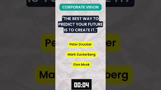 Corporate Vision Quiz motivation markzuckerberg elonmusk