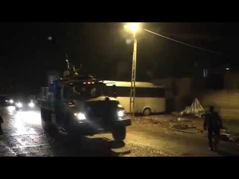 ورود گروه دیگری از پیشمرگه های کرد عراقی به شهر کوبانی 