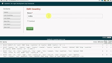 cakephp bake tutorial