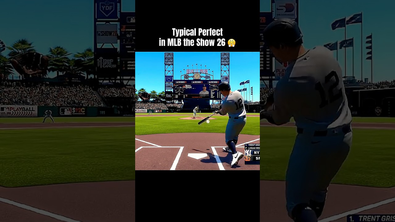 Typical Perfect in MLB the Show 😤 #mlbtheshow #mlbtheshow26 #baseball #gaming #fyp