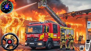 Fire Truck Simulator 2026 - 🚒 Extreme Fire Brigade Driving & Rescue Mission - Android Gameplay screenshot 1