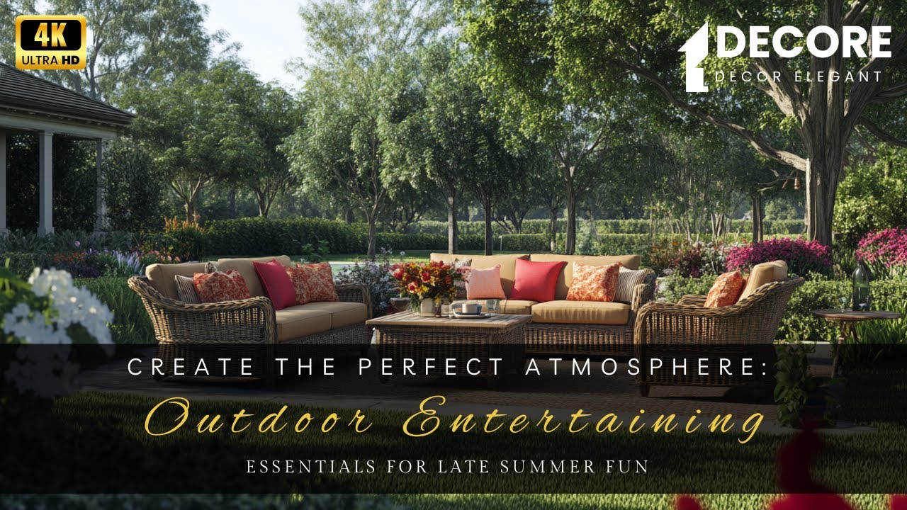Create the Perfect Atmosphere: Outdoor Entertaining Essentials for Late Summer Fun