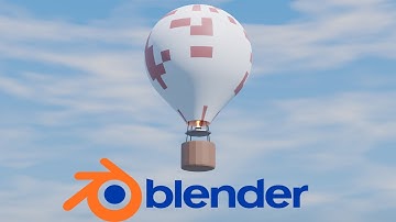 Blender Modeling  Tutorial 2.9 - Hot-air baloon  #blendertutorial