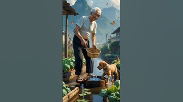 👀Ai short video, Old Men And Dog AI video, alejo igoa #ai #motivation #short #dogs #viralAi
