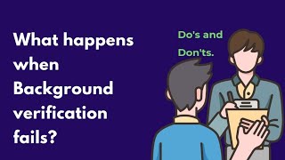 what happens when Background verification fails, my PWC experience.