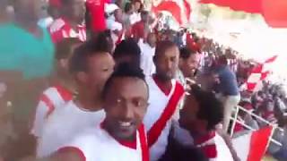 Fasil Kenema football club fans, singing Teddy Afro’s “Atse Tewodros” song
Fasil Kenema football club fans supporting their club by singing Teddy Afro’s “Atse Tewodros” song. Teddy Afro, Ethiopia’s biggest pop star patriotic songs are literally forbidden in public. Fasil Kenema football club fans, singing Teddy Afro’s “Atse Tewodros” song