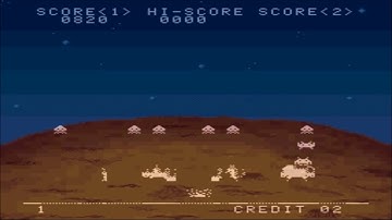 Space Invaders: The Original Game (SNES, 1997, USA) Demo
