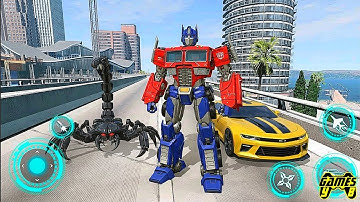 Scorpion Robot Car Transformers Game - Android Gameplay