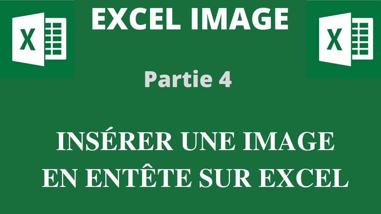 Comment insérer une image sur l'entête d'Excel 👌