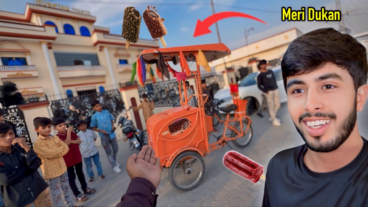 Marriage Hall Ke Samne Ice Cream Ki Dukan Lagai 😃 Zohaib Pendu | Zohaib Sabir