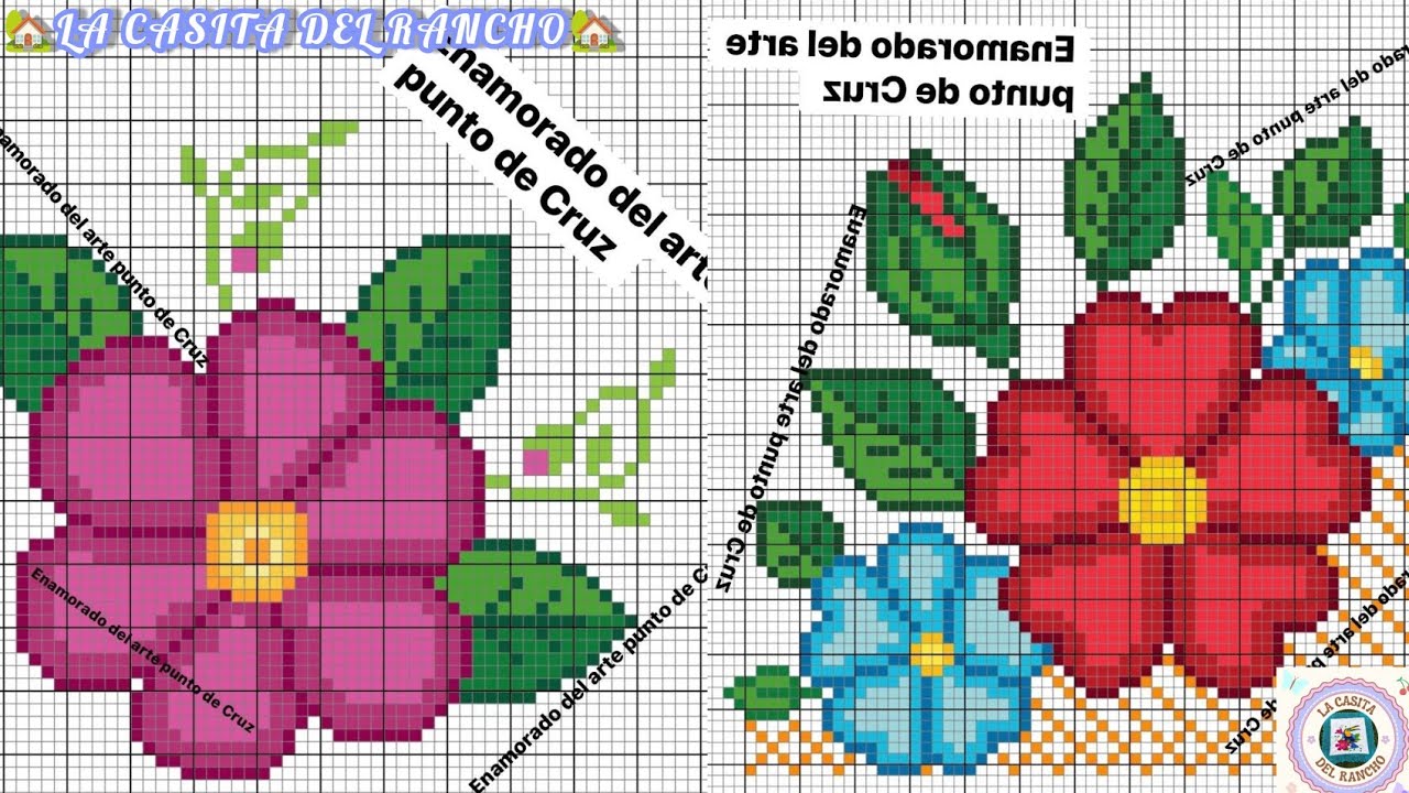 🏡🌺🪡🧶 BONITOS GRÁFICOS CUAL TE GUSTA PARA BORDAR 🧶🪡🌺🏡