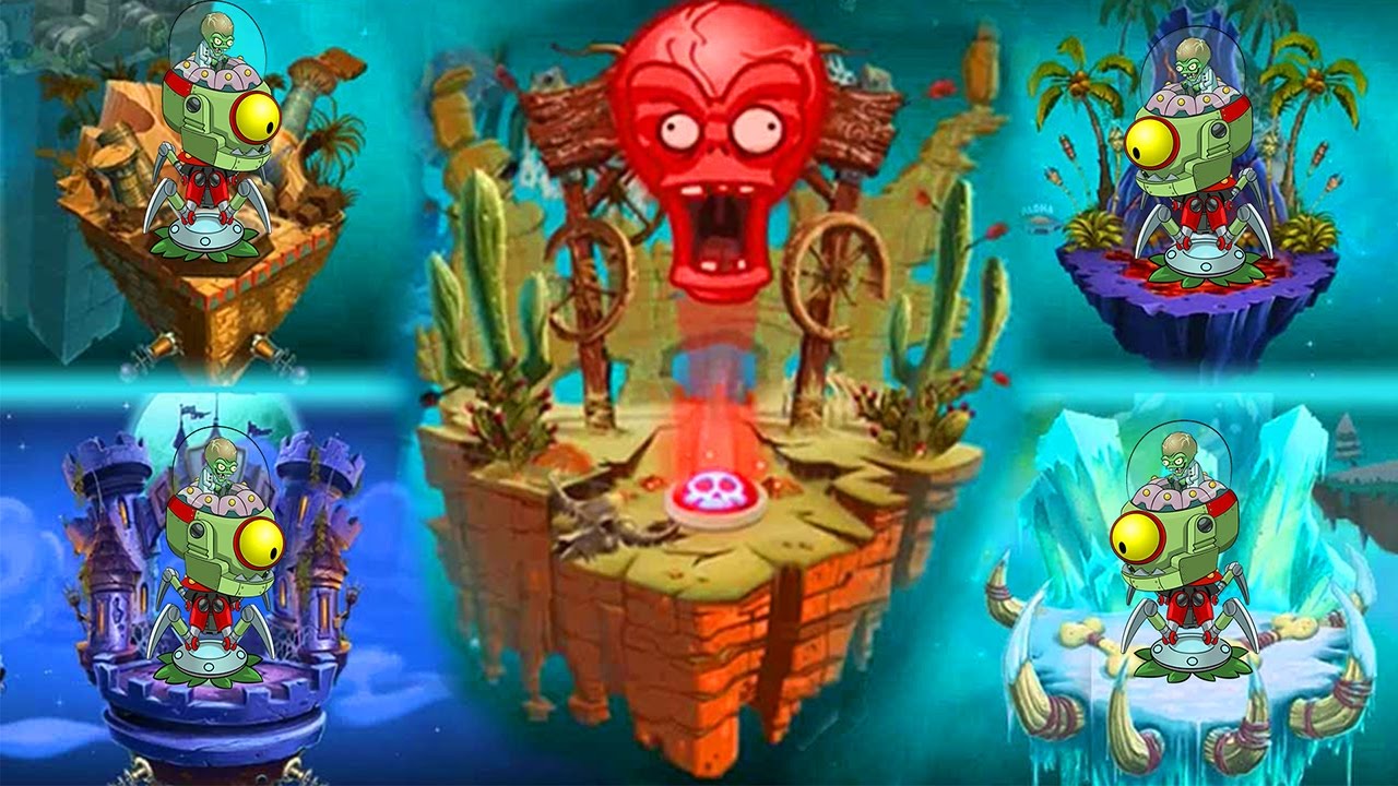 Plants vs Zombies 2 Team Plants Power-Up: Modern Day Final Boss Fight ...