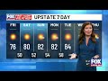 Unseasonably cool air begins to warm into the weekend