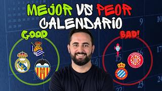 📆 CALENDARIO ABRIL Fantasy: 🚨 Equipos con TRAMO DIFÍCIL y FÁCIL en BIWENGER y LALIGA FANTASY