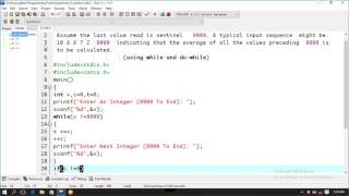 Write a program that calculates & prints the average of several integers in c++