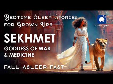 Bedtime Sleep Stories | 👑 Sekhmet Goddess of War 🦁 | Sleep Story for Grown Ups | Egyptian Mythology