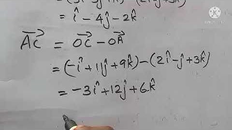 Polytechnic Mathematics - Semester 2-Previous question paper(2020 November)- vector algebra - part 2