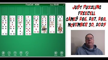 Learning Freecell By Doing and Explaining Games 286, 287 and 288