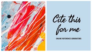 How to use cite this for me I Online Reference Generators screenshot 4