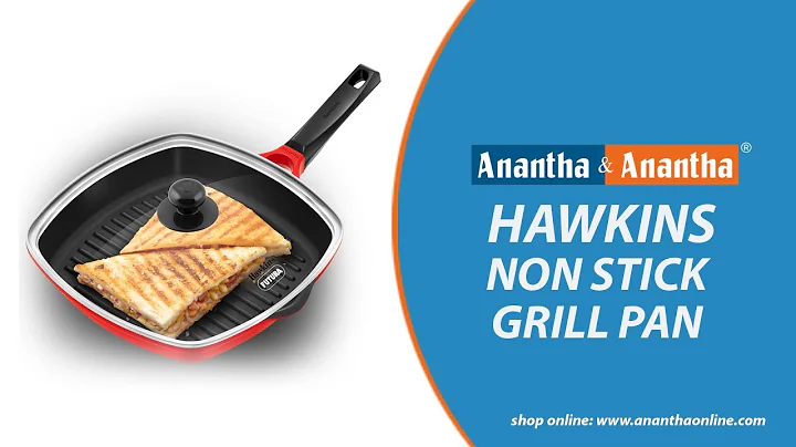 Hawkins DIE CAST GRILL PAN *New Launch* 😋Grill-Sear-Braise Tasty Recipes at home | 30 cm Non-stick 🍳