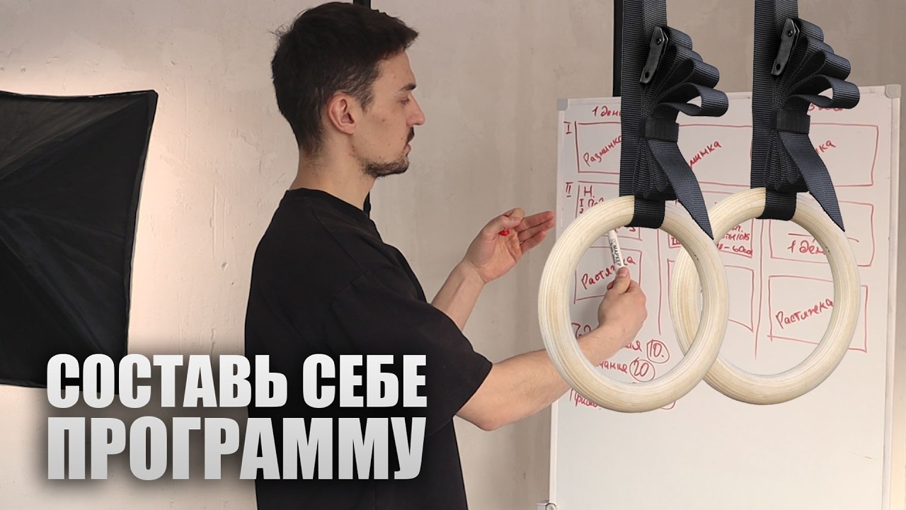 Как составить программу  Гимнастические кольца