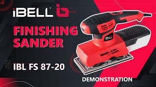 iBELL finishing sander | Orbital sander | FS87-20 | 220W | 187x90 mm size | finish sander