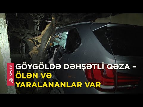 Göygöldə toydan çıxan avtomobil qəzaya düşüb – APA TV