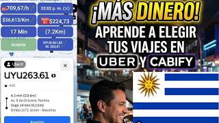UBER URUGUAY LEARN TO CHOOSE YOUR TRIPS WELL WITH THIS APP indicators info trips PLAYSTORE didi screenshot 2