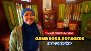 WALKING TOUR TEMPAT VIRAL DI YOGYAKARTA ‼️ GANG SOKA KOTAGEDE