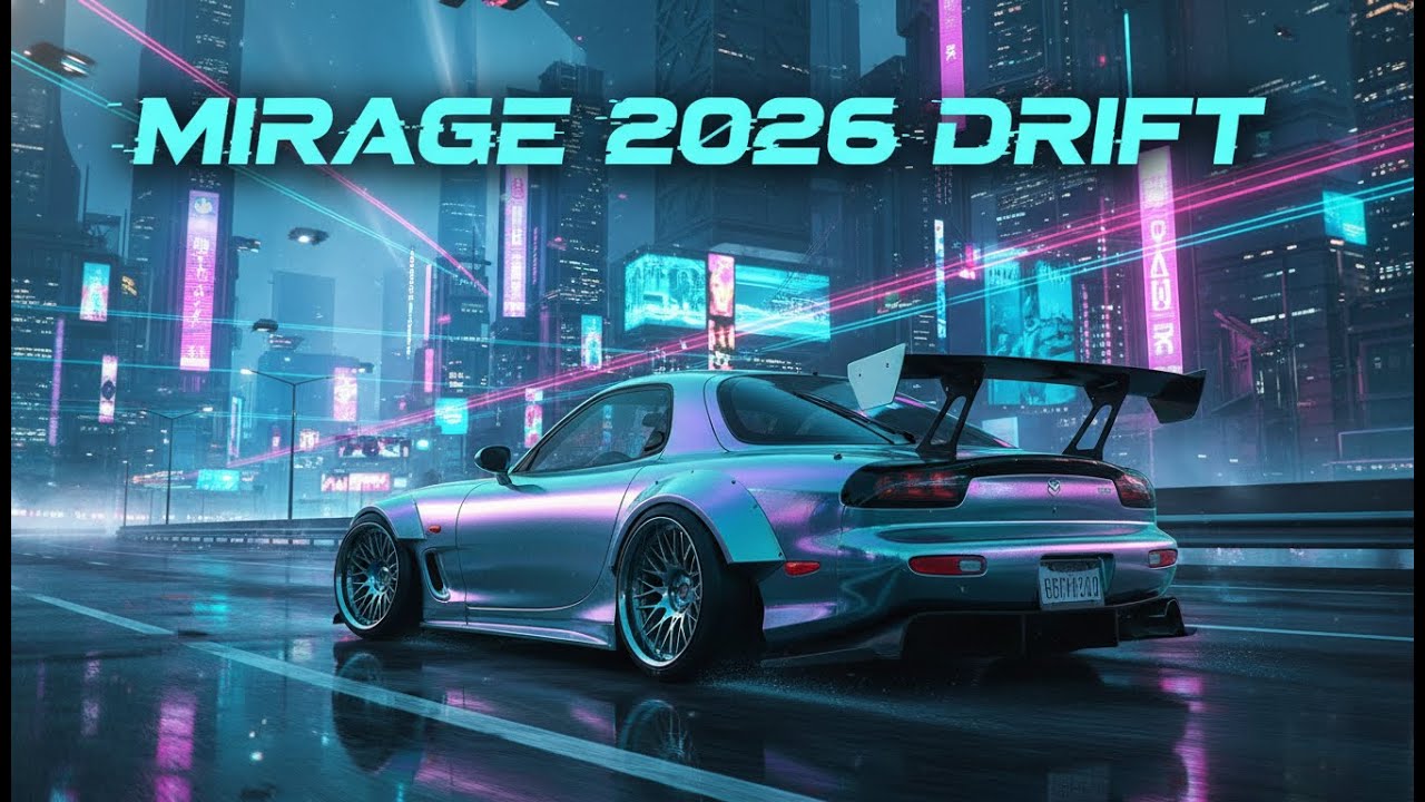 MECHANICAL MIRAGE ⚡ CYBERPUNK DRIFT | Atmospheric Phonk Gaming Music (1 Hour)