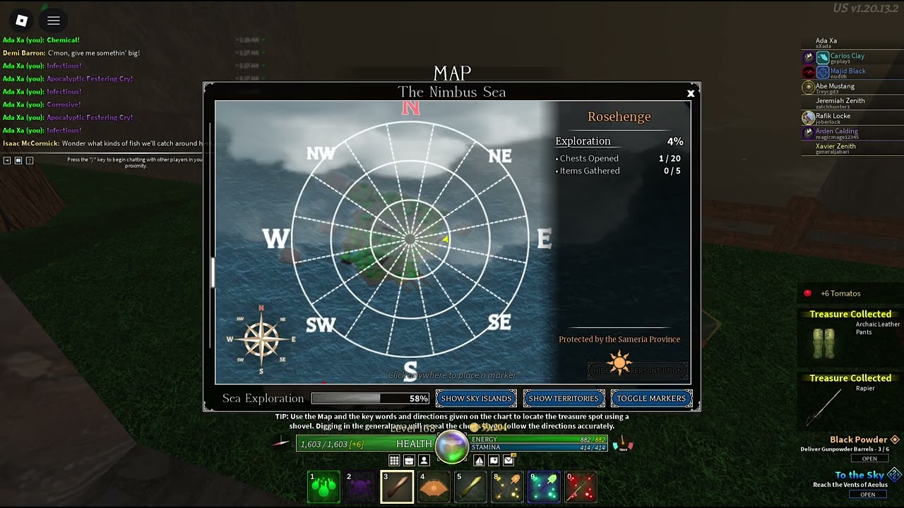 rosehenge a few paces east atop a high cliff buried in the ground arcane odyssey