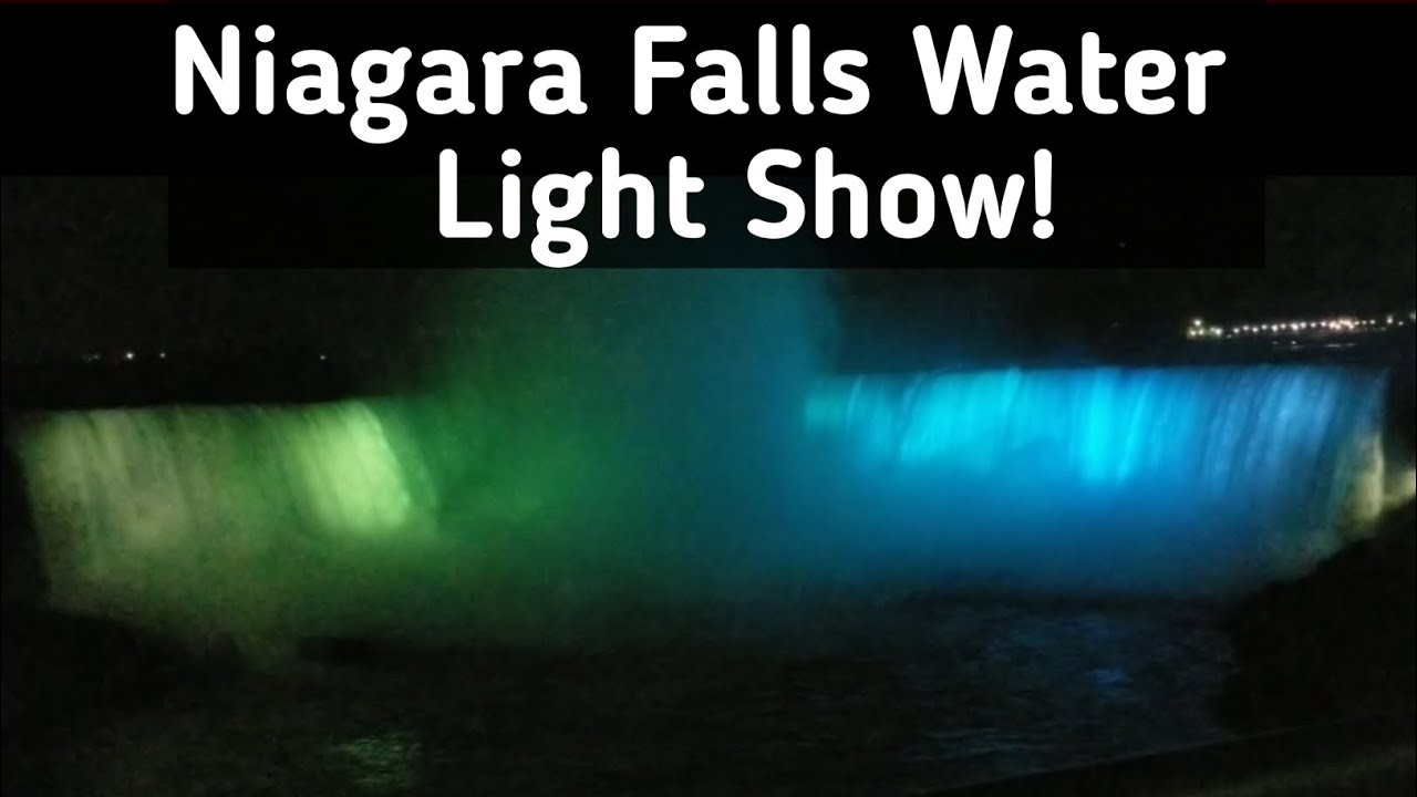 Niagara Falls Water Light Show !നയാഗ്ര  വെള്ളച്ചാട്ടം ലൈറ്റ് ഷോ ! 