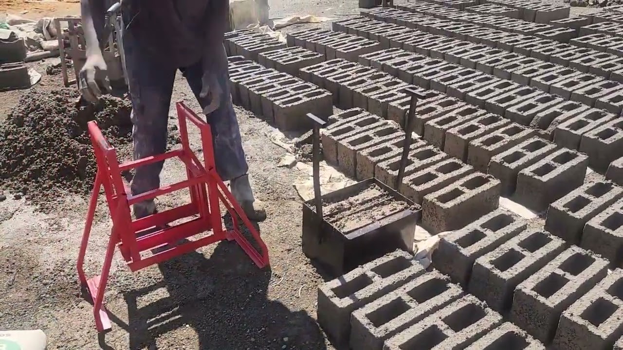 brick making machine - 2 per drop m140 mold