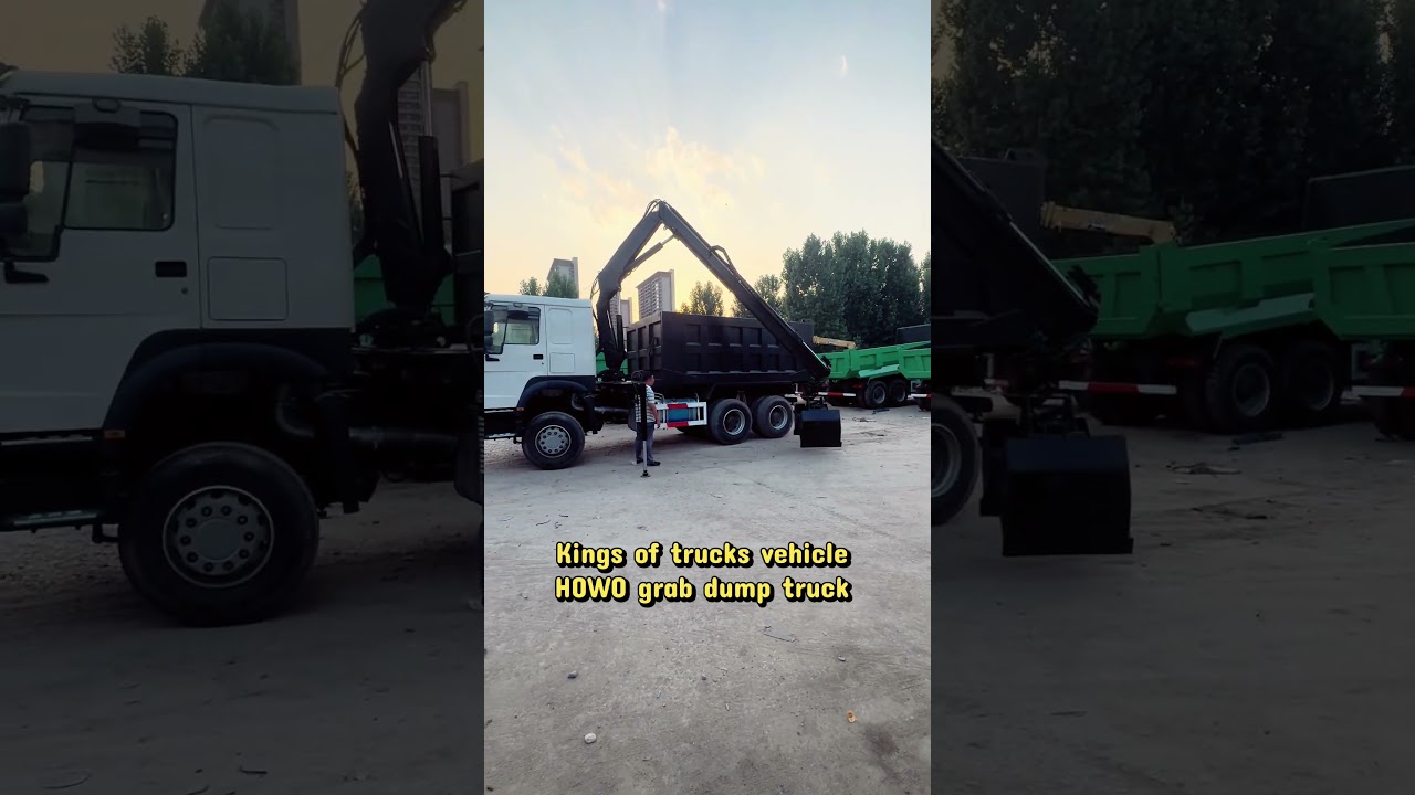 Ready for Order HOWO 6x4 Grab Dump Truck for Sale
